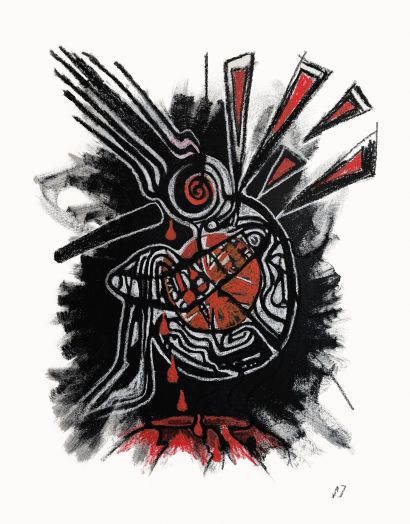 This is what pain looks like - a Paint Artowrk by Sabrina  Jäger